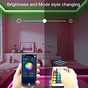 Brightness and Mode style changing
