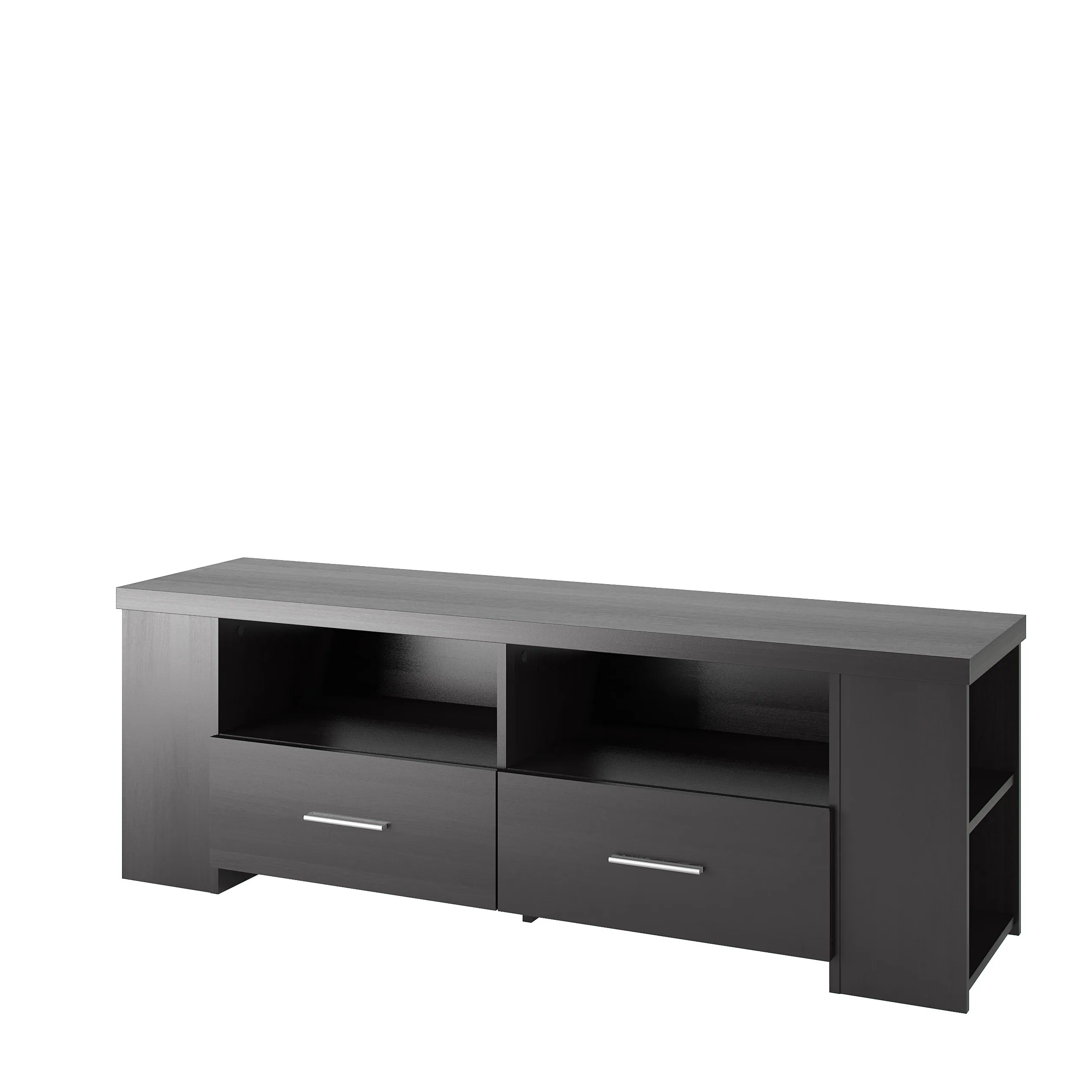Alt View 1. CorLiving - Bromley TV Bench for Most TVs up to 75" - Ravenwood Black.
