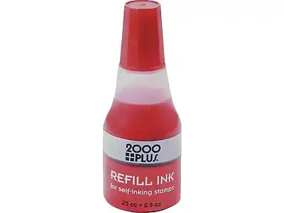 2000 PLUS
REFILL INK for self-inking stamps
25 cc • 0.9 oz