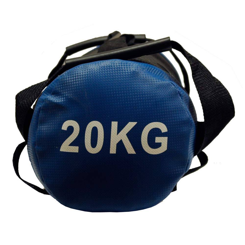 Alt View 2. Amber Sporting Goods - Workout Sandbag 20kg/44lb, Heavy-Duty PVC, Multi-Grip Handles for Strength Training - Blue.