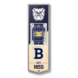 YouTheFan - Butler Bulldogs 6'' x 19'' 3D StadiumView Banner - Multicolor