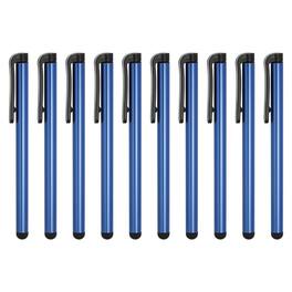 Unique Bargains - 10pcs Stylus Pens Universal Capacitive Stylus Pencil Sensitivity for All Capacitive Touch Screen Device - Navy Blue