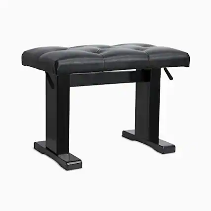 Front. On Stage Stands - On-Stage KB9503B Height-Adjustable Piano Bench (Acoustic Grand Pianos, Digital Keyboards, Synthesizers, Organs, - Black.