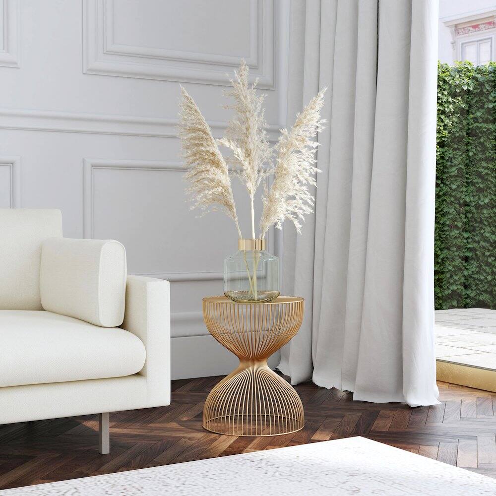 Alt View 4. Butler Specialty - Nicholas Metal Side Table - Gold.