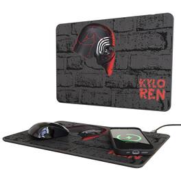 Keyscaper - Star Wars: The Force Awakens Iconic 15-Watt Wireless Charger and Mouse Pad - Kylo Ren