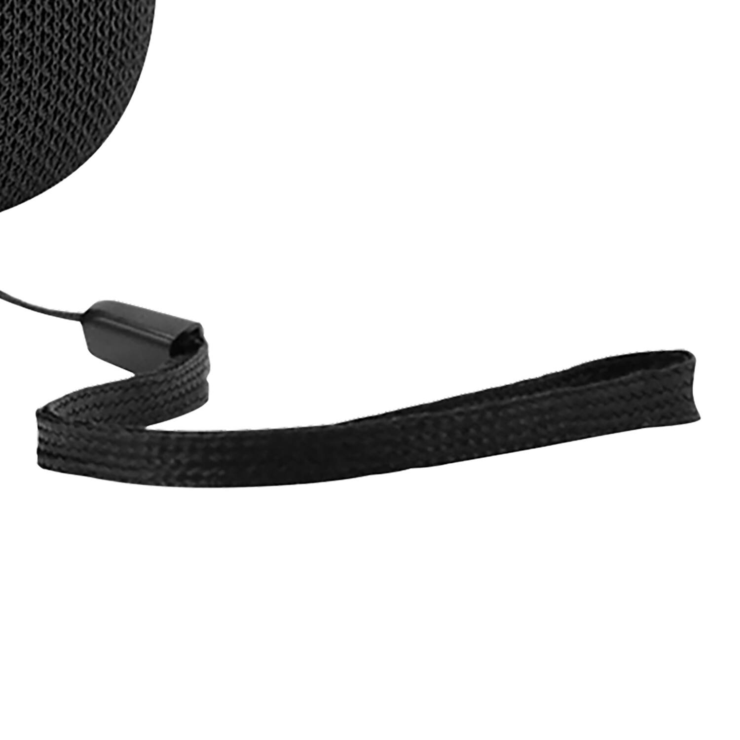 Left. JVC - Gumy True Wireless Stereo Portable Bluetooth® Speaker with Speakerphone, SP-SG1BT (Black) - Black.