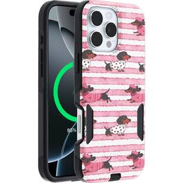 OtterBox - Artist Edition MagSafe Commuter Series Case for iPhone 16 Pro Max - Dachshund