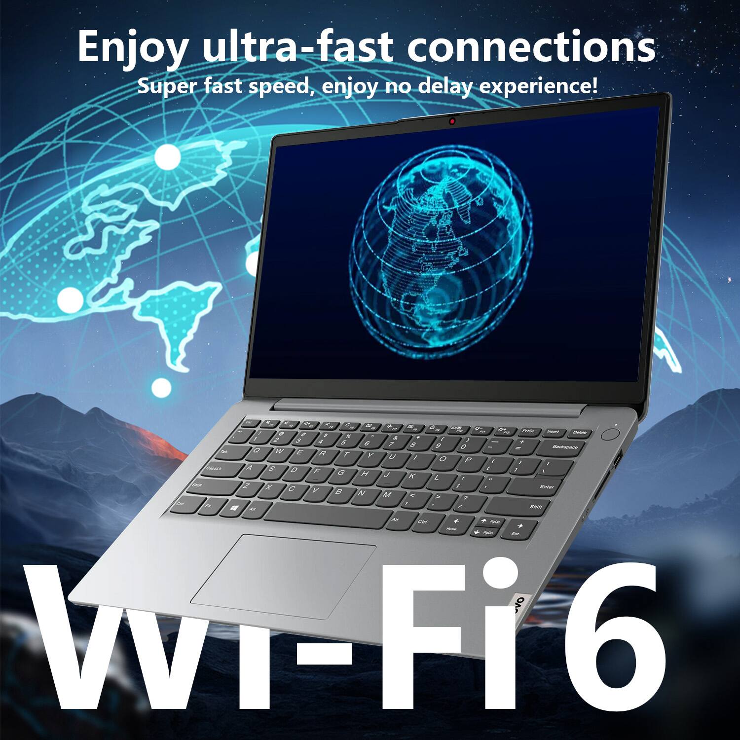 Enjoy ultra-fast connections with super fast speed and no delay experience! Wi-Fi 6 offers a 3D T-2.6.7.8.9.o experience.