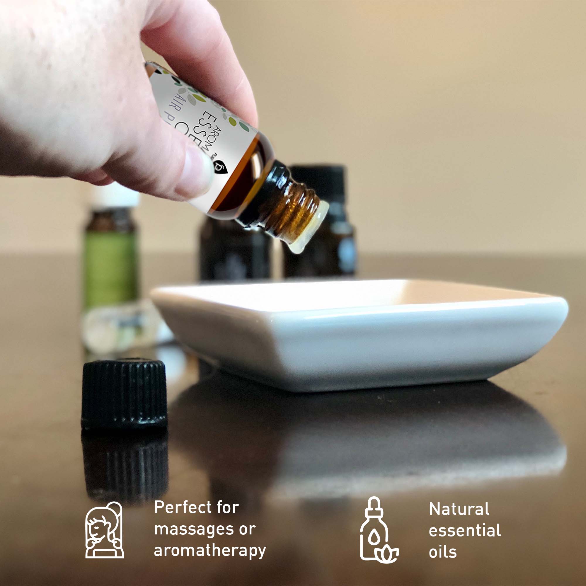 AIR P ESSE AROMA

Perfect for massages or aromatherapy

Natural essential oils