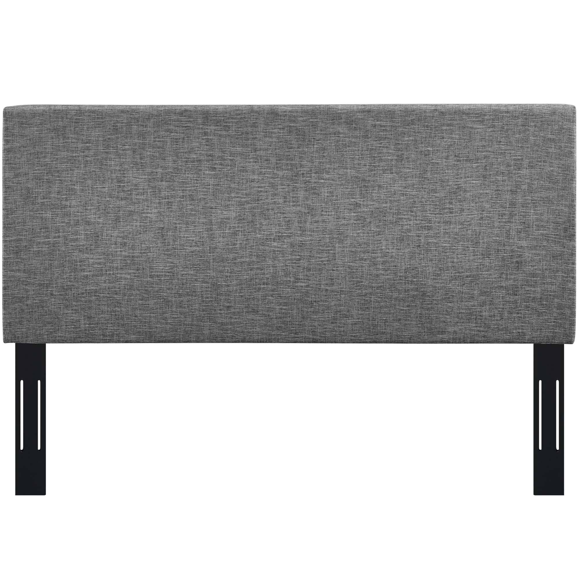 Alt View 1. Modway - Taylor Upholstered Linen Fabric Full / Queen Headboard by Modway - Gray.