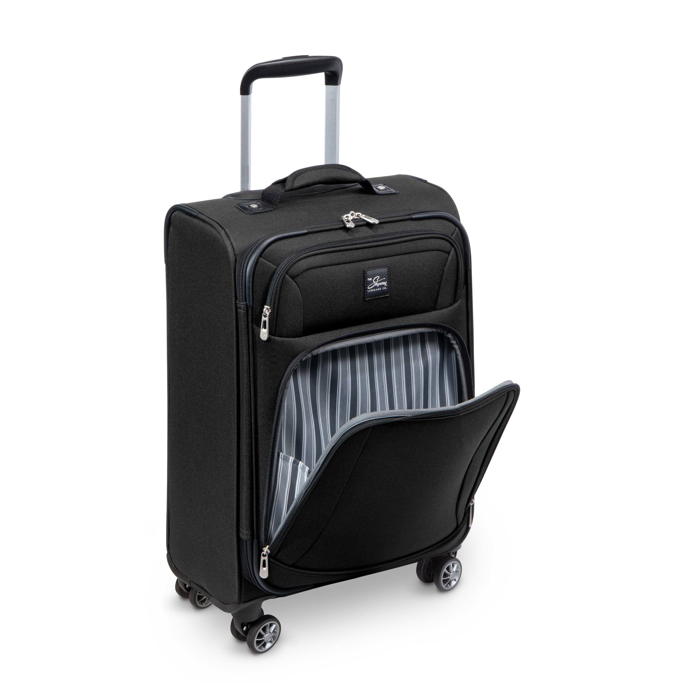Alt View 3. Skyway - Epic Softside Carry-On, Black - Black.