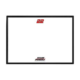 The Fan-Brand - Joey Logano 27" x 19" Framed Dry Erase Board - Multicolor