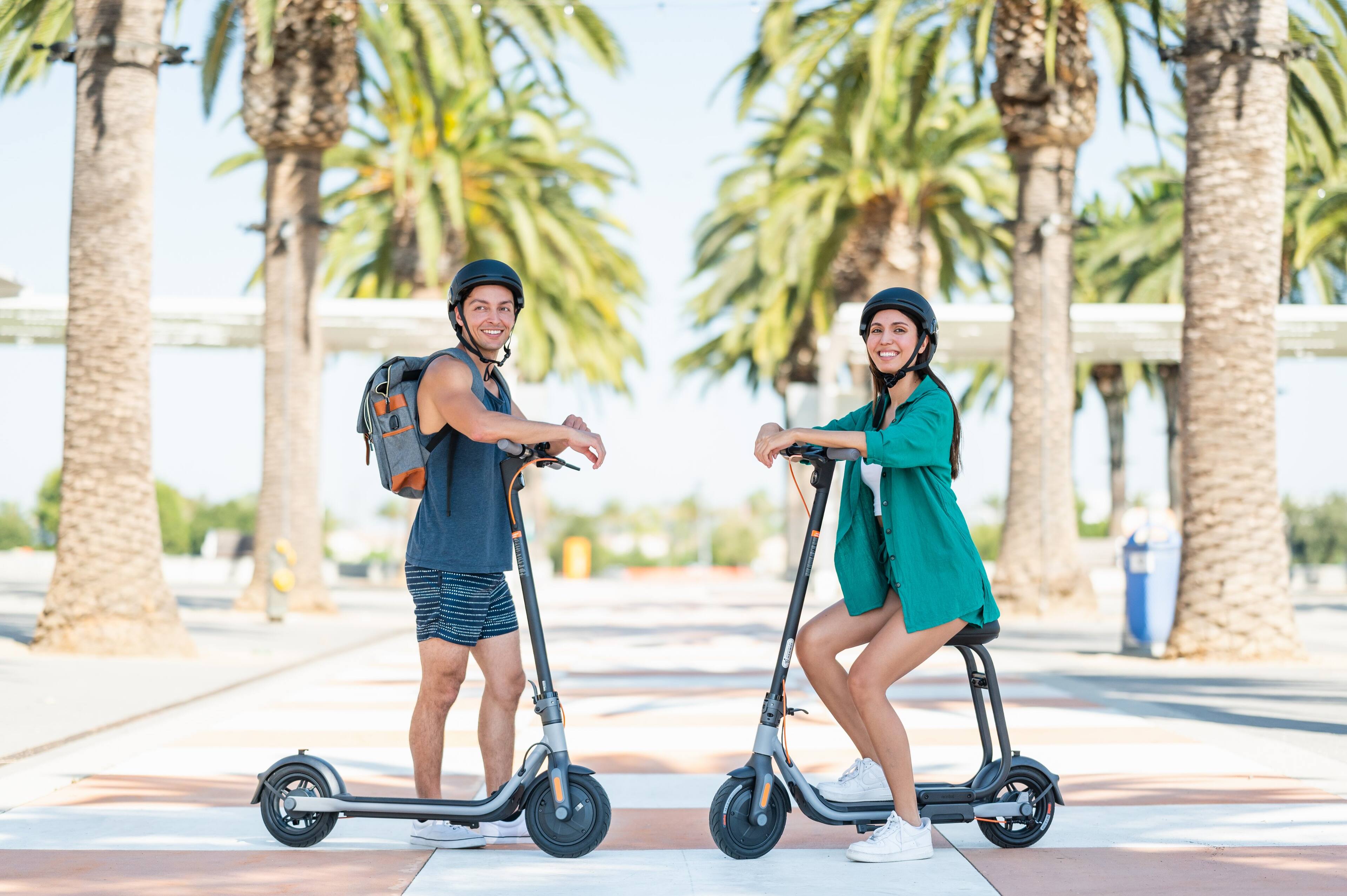 Alt View Zoom 36. Segway - Ninebot D40X Electric Kick Scooter plus Seat w/23.6 mi Max Operating Range & 18.6 mph Max Speed - Gray.
