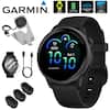 GARMIN™ DISPLAY AMOLED UPTO 11 DAYS ADVANCED FITNESS FEATURES FLAMEIN GARMIN CONNECT APP