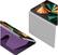 Alt View 15. SaharaCase - Indy Series Folio Case for Apple iPad Pro 12.9 (4th, 5th, and 6th Gen 2020-2022), iPad Air 13" (2024) - Purple.