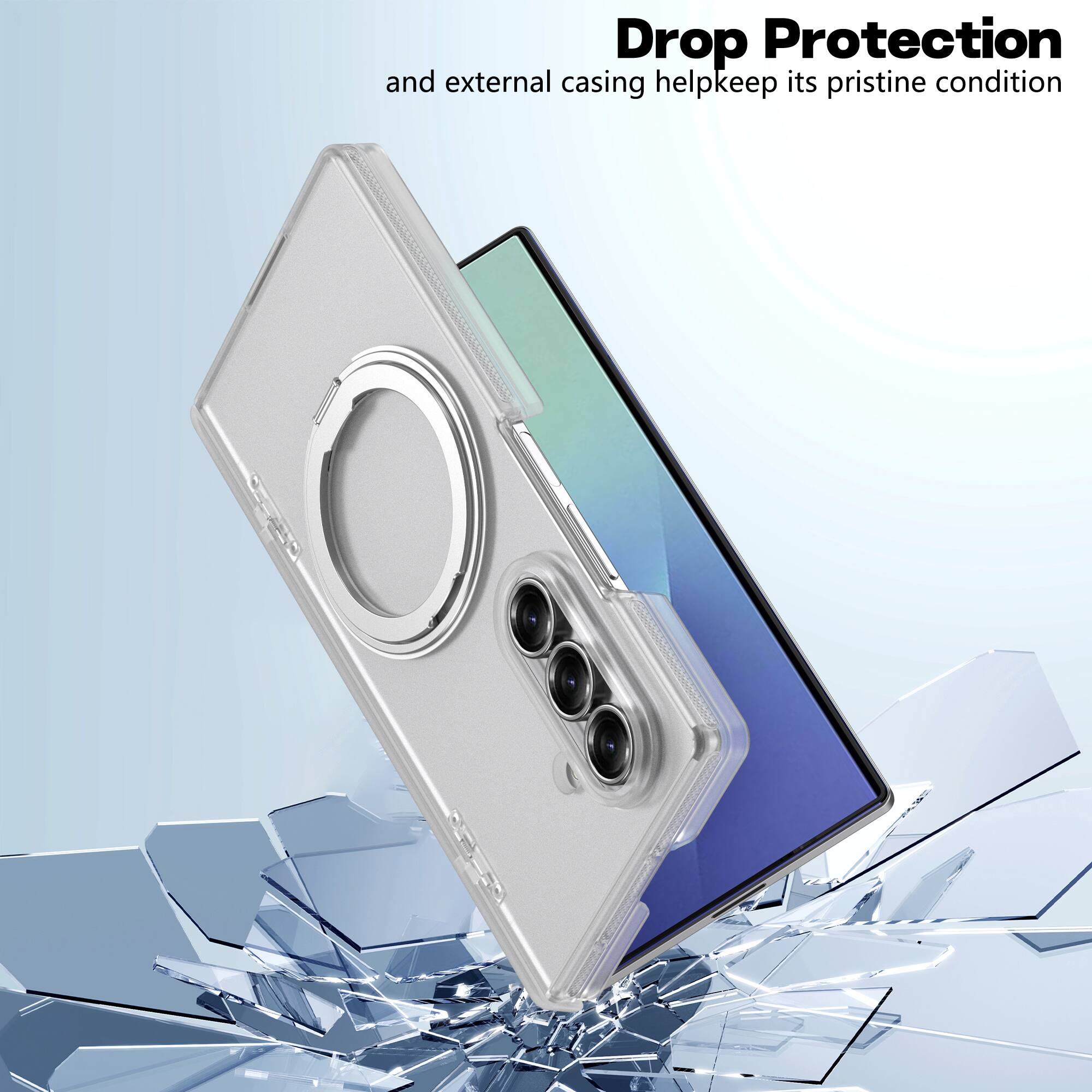 Drop Protection and external casing help keep its pristine condition
