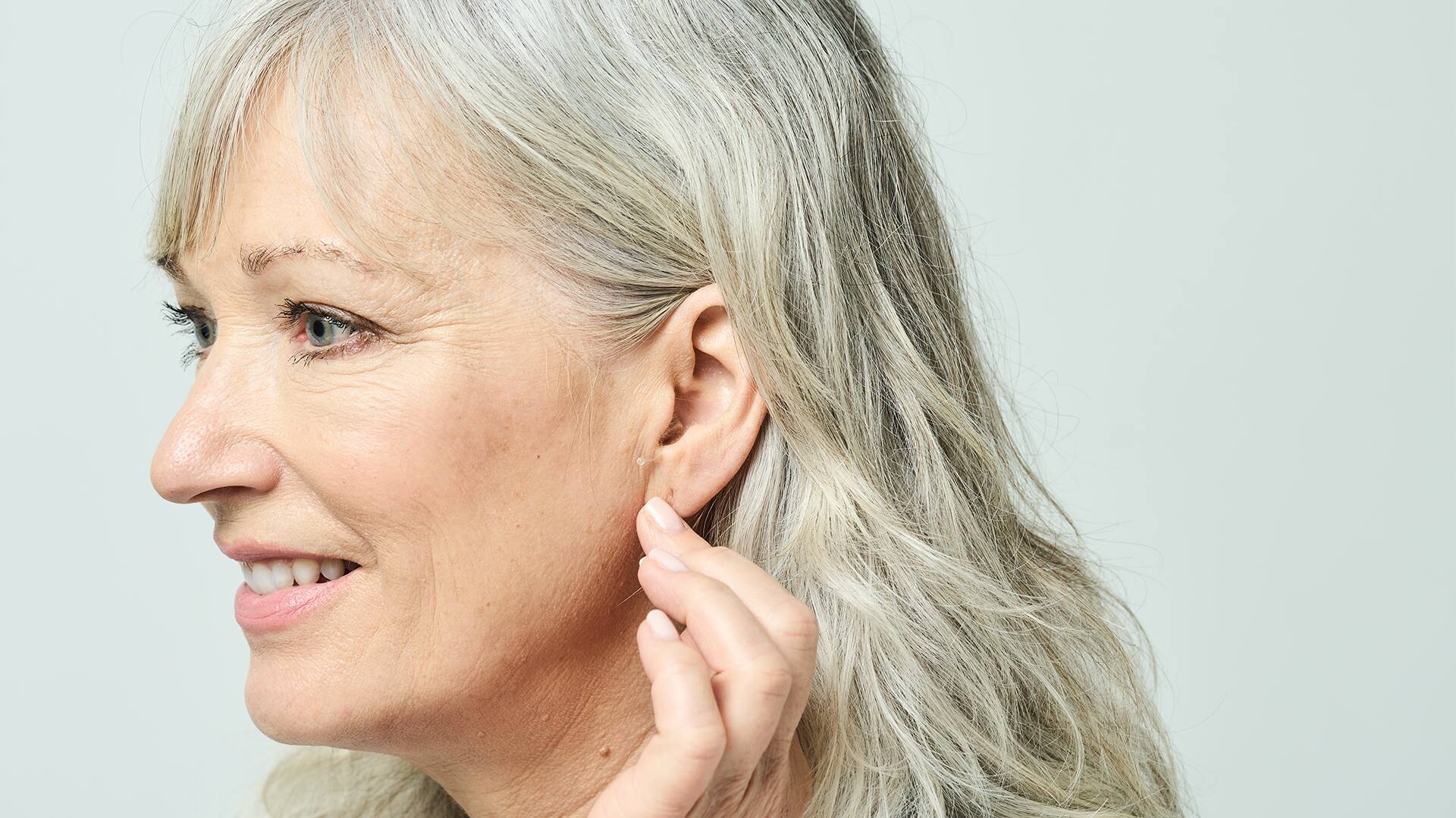 Alt View 4. Ceretone - Core One Pro CIC OTC Hearing Aids – Discreet In-Ear Fit, Adaptive Noise Management, Auto On/Off, LED Indicators - Beige.