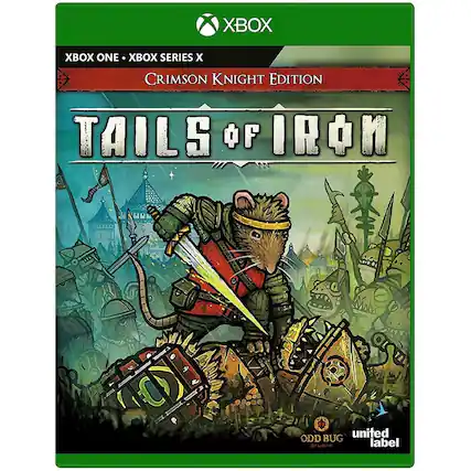 XBOX
XBOX ONE • XBOX SERIES X
CRIMSON KNIGHT EDITION
TAILS OF IRON
united label
ODD BUG STUDIO - T (Teen 13+)
