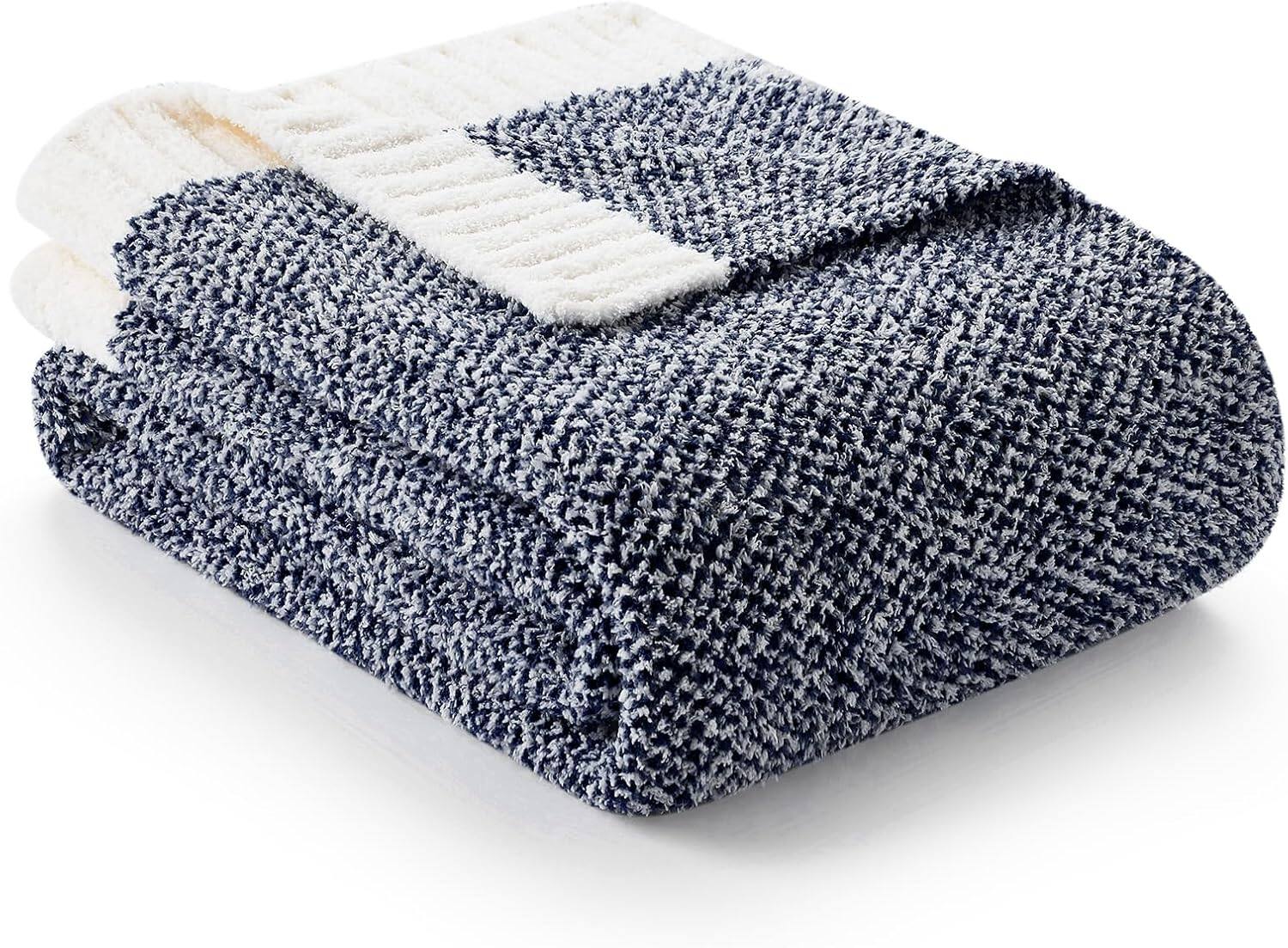 color:HeatherNavy+size:Throw-XL(50"x70")