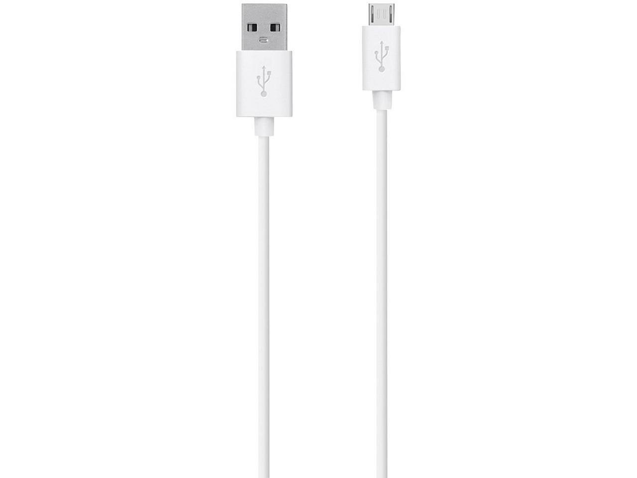 Alt View 2. Belkin - BELKIN F2CU012bt04-WHT White Micro USB Charge/Sync Cable.