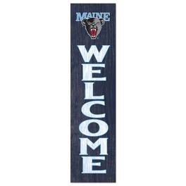 Jardine - Maine Black Bears 12'' x 48'' Welcome Leaner - Navy