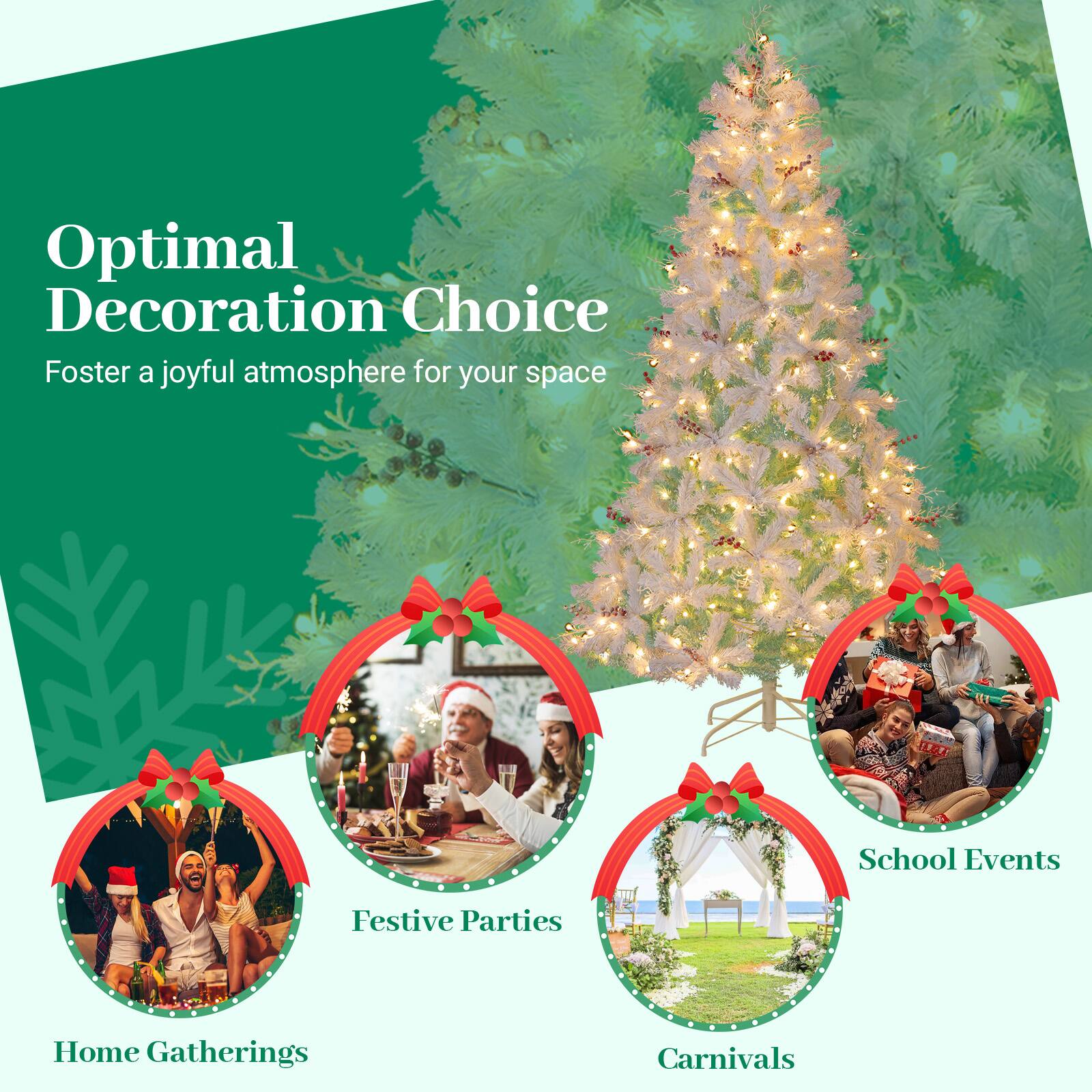 Optimal Decoration Choice  
Foster a joyful atmosphere for your space  

- Home Gatherings  
- Festive Parties  
- Carnivals  
- School Events