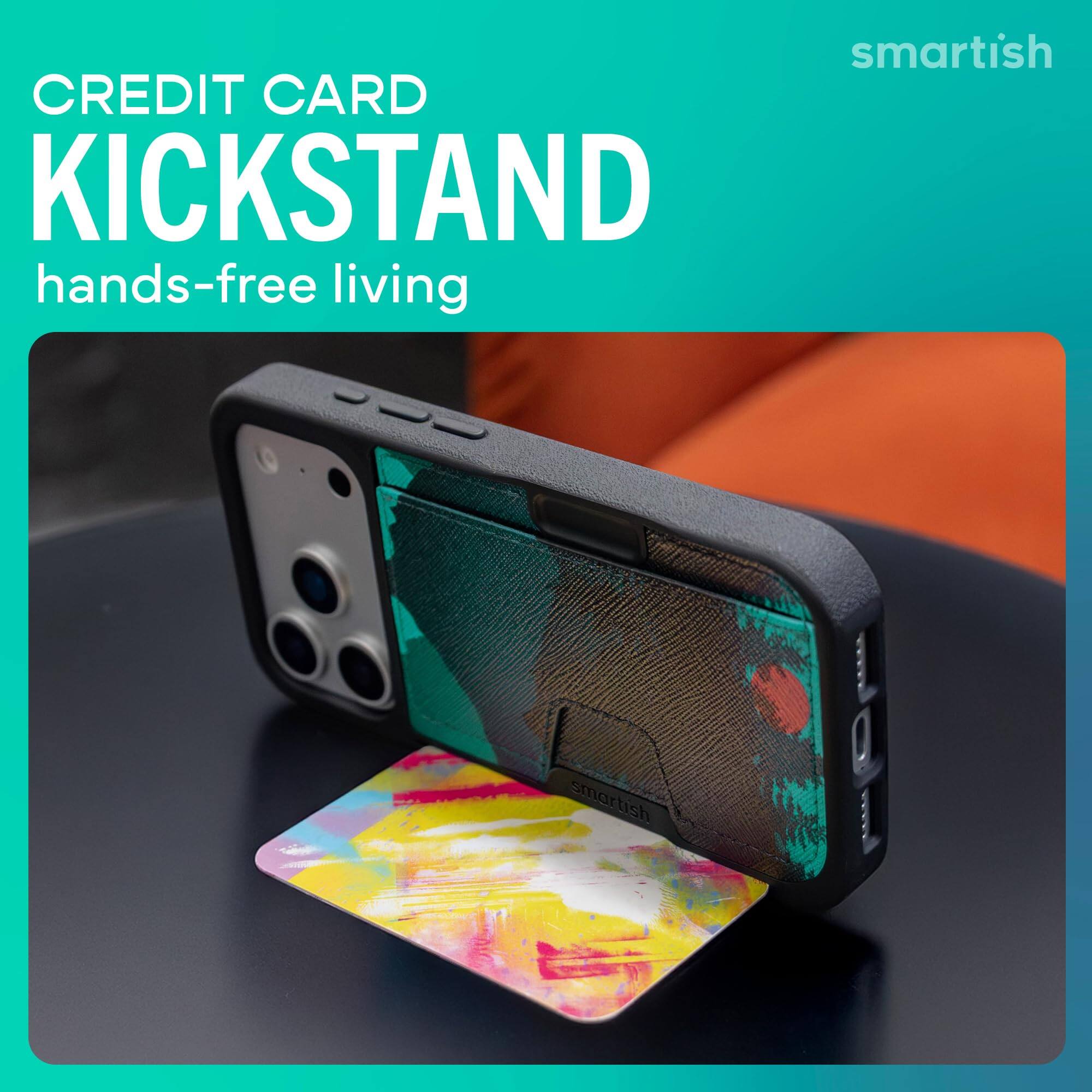 smartish  
CREDIT CARD KICKSTAND  
hands-free living