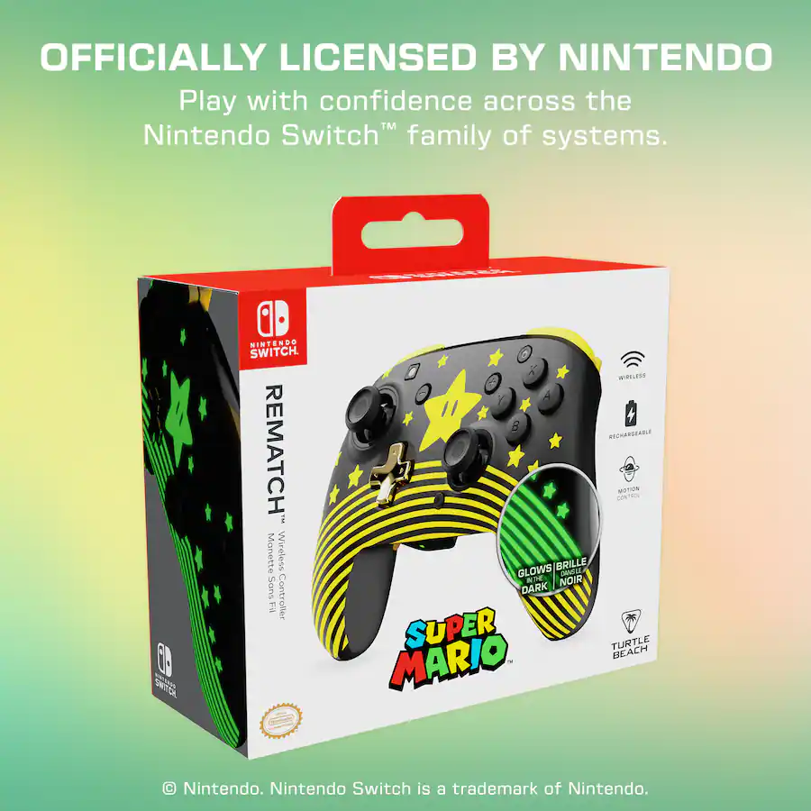 Turtle Beach Rematch Wireless Gaming Controller for Nintendo Switch ...