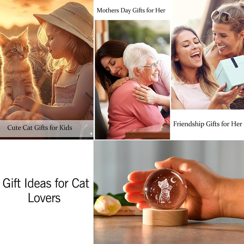 Mothers Day Gifts for Her  
Cute Cat Gifts for Kids  
Friendship Gifts for Her  
Gift Ideas for Cat Lovers