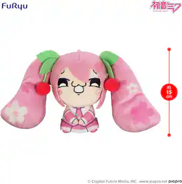 PopMarket - Furyu - Hatsune Miku Mochipico Sakura Miku ver C Plush - COLLECTIBLES - Multicolor