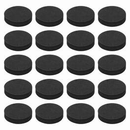 Unique Bargains - Single Sided Speaker Isolation Pads 35x8mm Round EVA Acoustic Foam Anti-Vibration Feet for Speaker Subwoofer, 32pcs - Black
