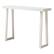 Angle. Kings Brand Furniture - Kings Brand Furniture Claude Narrow Console Table - Open White.