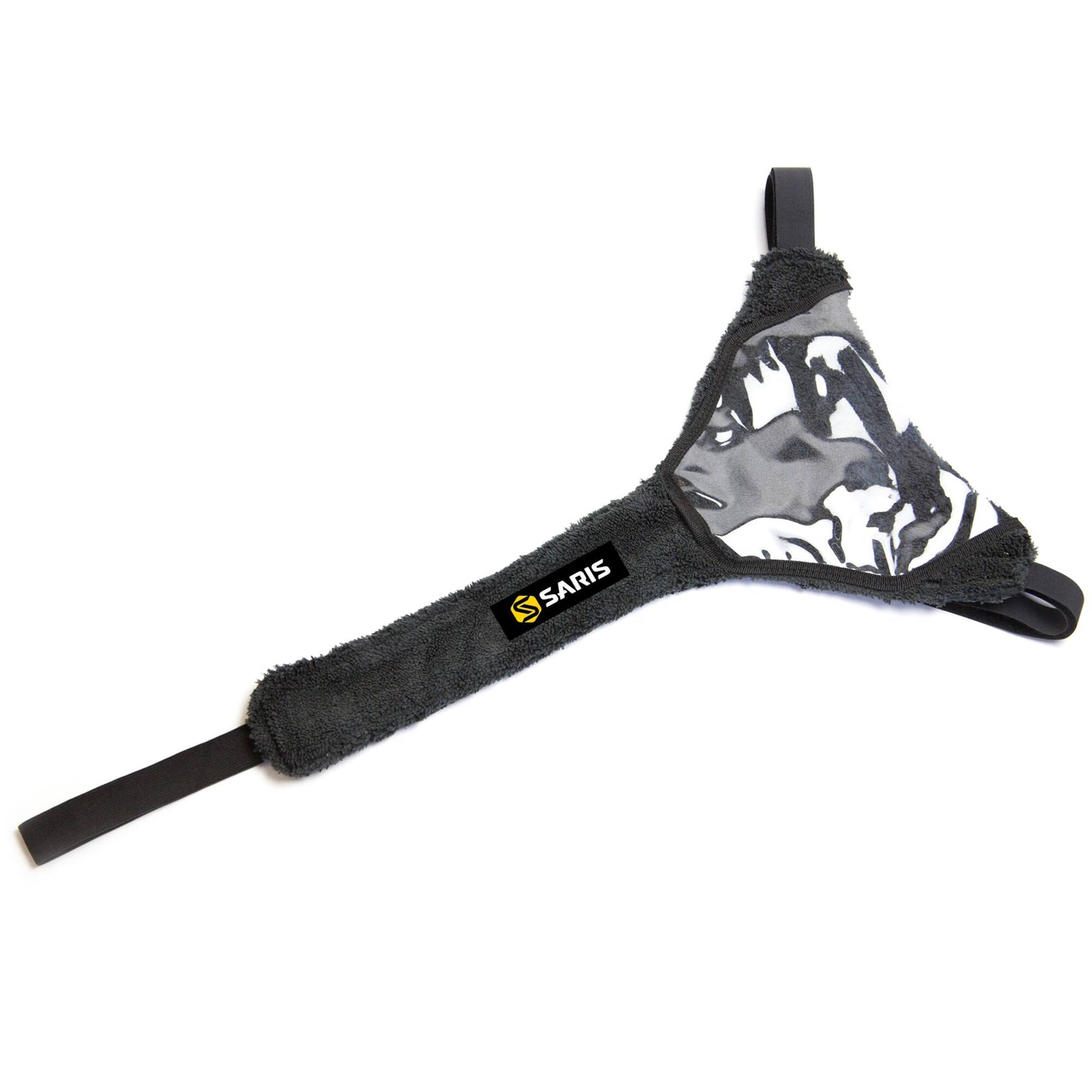 Alt View 3. Saris - Bike Guard Sweat Protector with Phone Holder for Indoor Bike Trainers - Black.