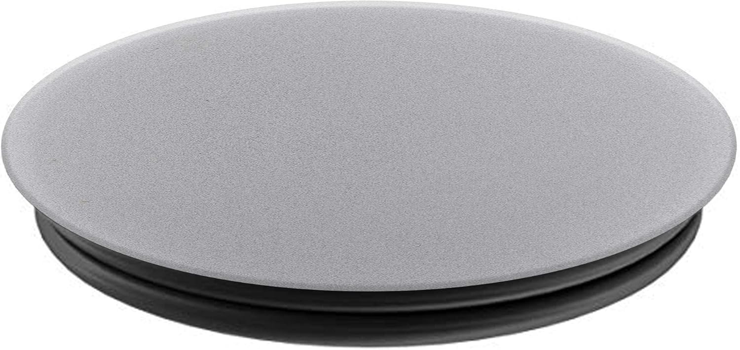 Left. PopSockets - Popsockets for Phones Grip & Stand Aluminum Button & Space Gray - (120929) - Aluminum Space Grey.