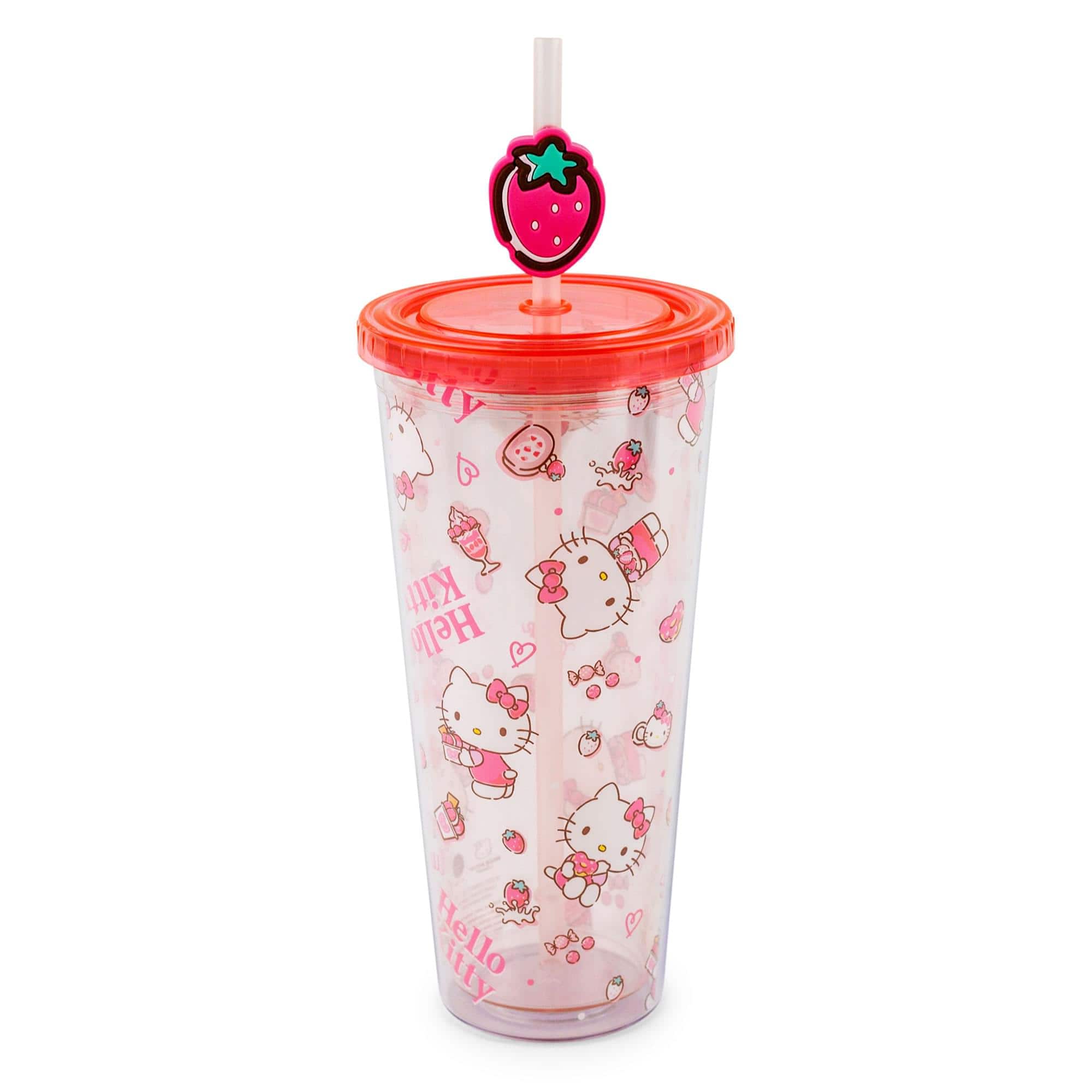 Silver Buffalo - Sanrio Hello Kitty Strawberry Sweets Carnival Cup With Lid | Holds 24 Ounces - Pink price history on PriceWatchPro