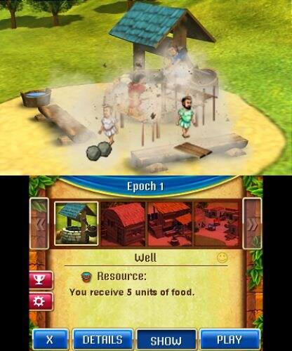 Epoch 1  
Well  
Resource: You receive 5 units of food.  

DETAILS SHOW PLAY