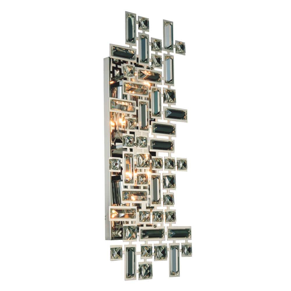 Elegant Lighting - Picasso 4 light Wall Sconce Clear Royal Cut Crystal - Chrome price history on PriceWatchPro