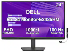 24" DELL Pro 24 Monitor-E2425HM
FHD (1920x1080)
1000:1 Contrast ratio
100 Hz Refresh Rate
DELL
