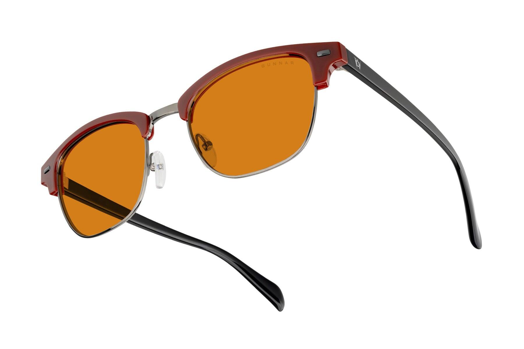 Alt View 9. GUNNAR - GUNNAR Gaming Glasses  - Diablo IV Sanctuary Edition, Blood Onyx, Amber Lens - Blue Light Blocking, Relieve Dry Eye - Blood Onyx.