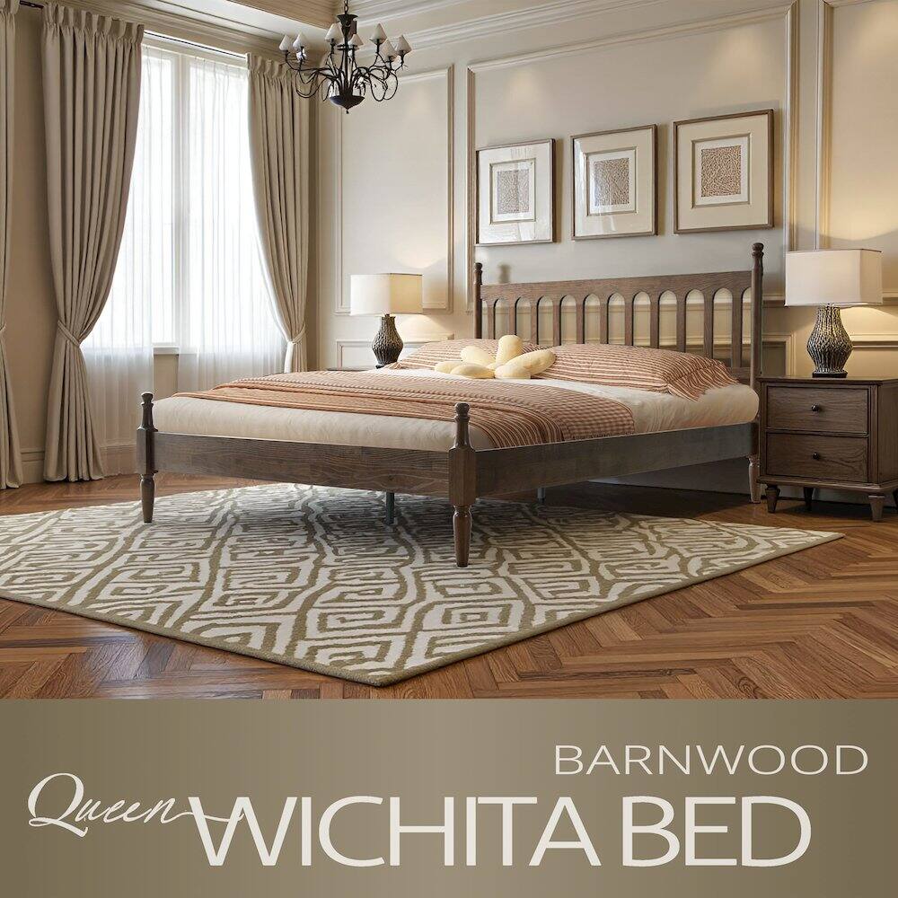 BARNWOOD Queen WICHITA BED