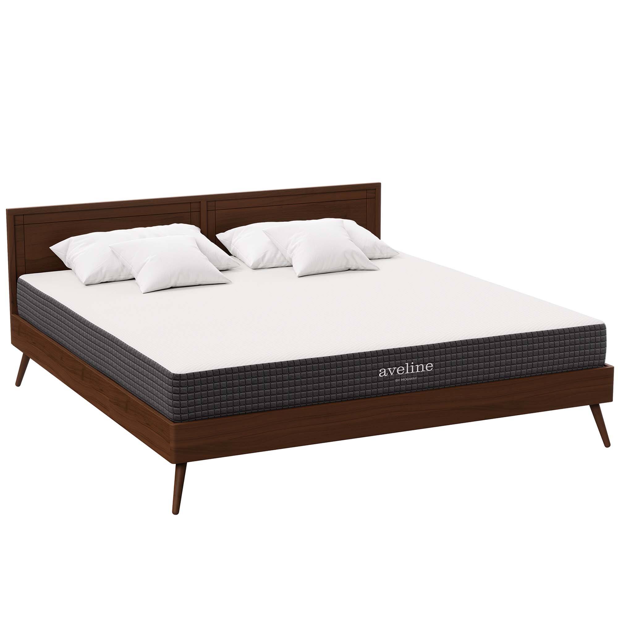 Alt View 5. Modway - Aveline 8" King Mattress by Modway - White.