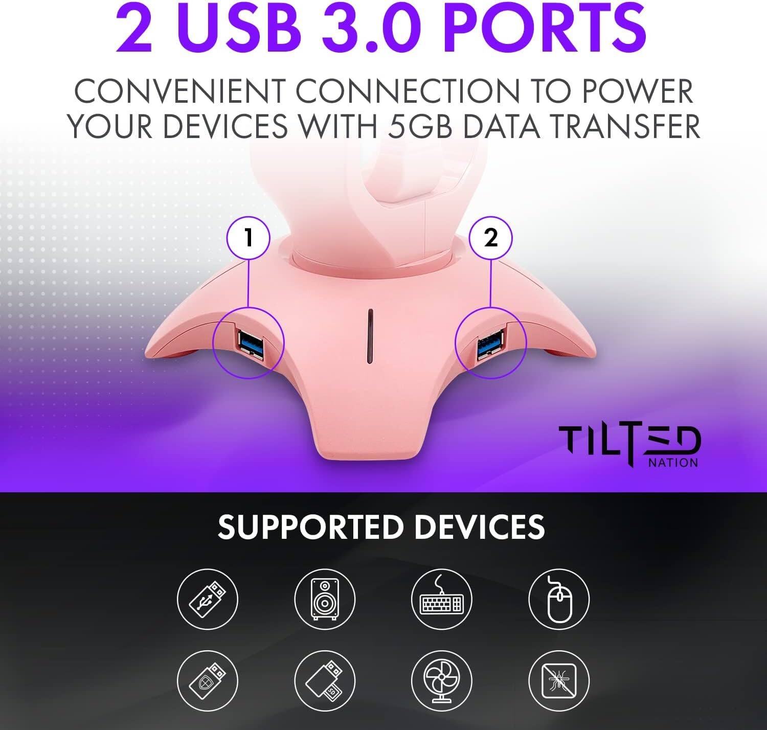 2 USB 3.0 Ports  
Convenient connection to power your devices with 5GB data transfer  

Supported Devices