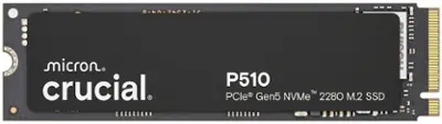 Crucial - P510 1TB Internal SSD PCIe Gen 5 x4 NVMe M.2 for Laptop and Desktop
