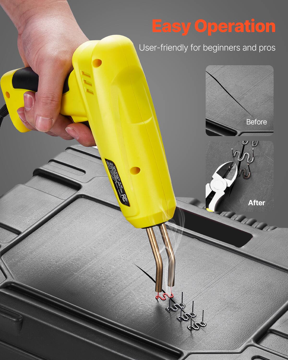 Easy Operation  
User-friendly for beginners and pros  

Before  
After