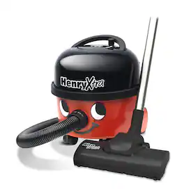 EnviroCare - Henry Xtra HVX200 Canister Vacuum (Model 900788) – Bagged, 2.5 Gal Drum, TriTex Filter, UK Built - Red