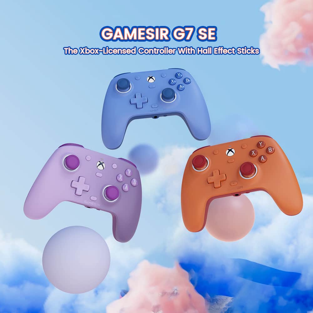 GAMESIR G7 SE The Xbox-Licensed Controller With Hall Effect Sticks - E & A, X, Y, A, B, D, +, -, 2, 2, CSR 5 X, Y, A, B.