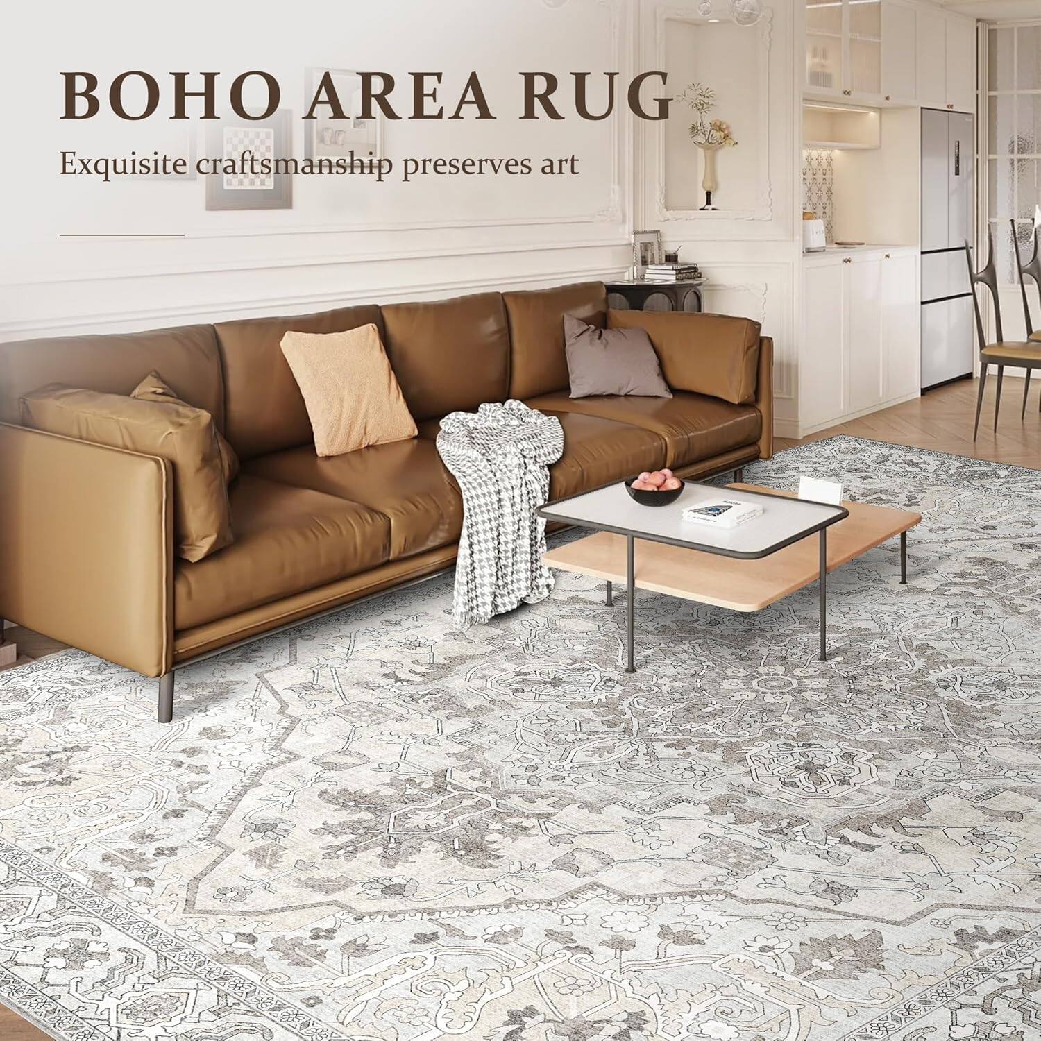 BOHO AREA RUG
Exquisite craftsmanship preserves art