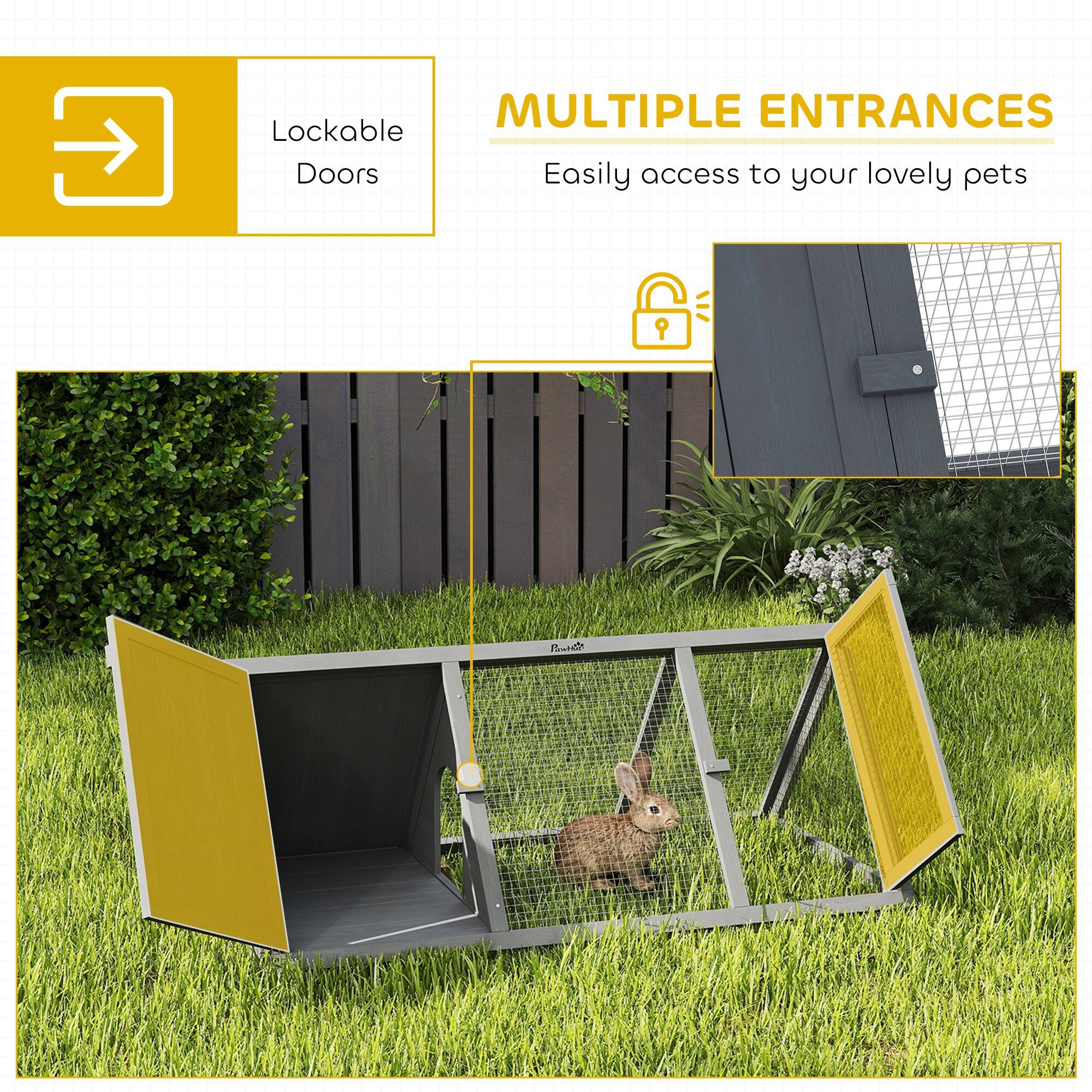 MULTIPLE ENTRANCES  
Easily access to your lovely pets  

Lockable Doors