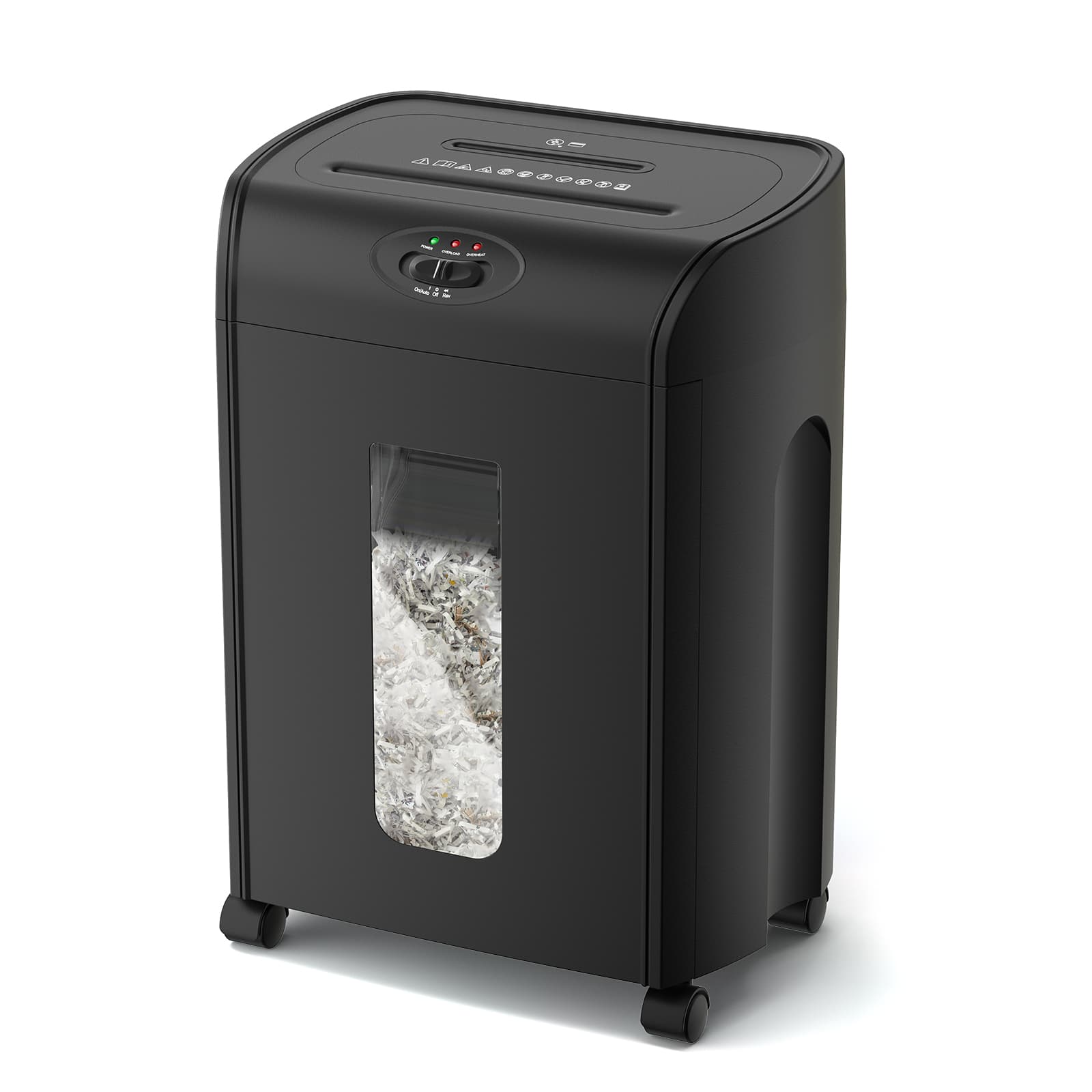 Front. Lycvki - 15 Sheet Cross Cut Paper Shredder Heavy Duty for Home Office 476 Gallon Bin.