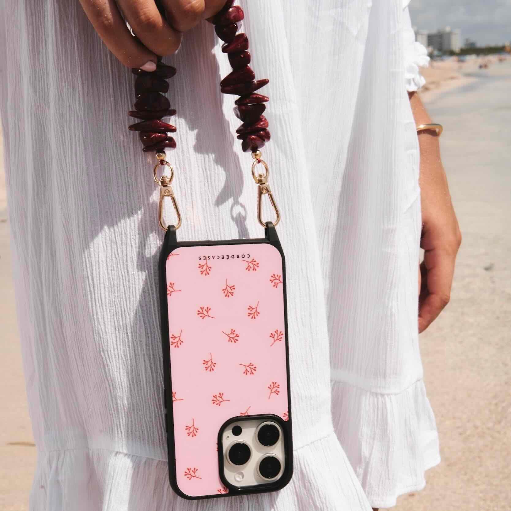 Alt View 1. Cordée Cases - Coral Cove Phone Chain Set - Red.